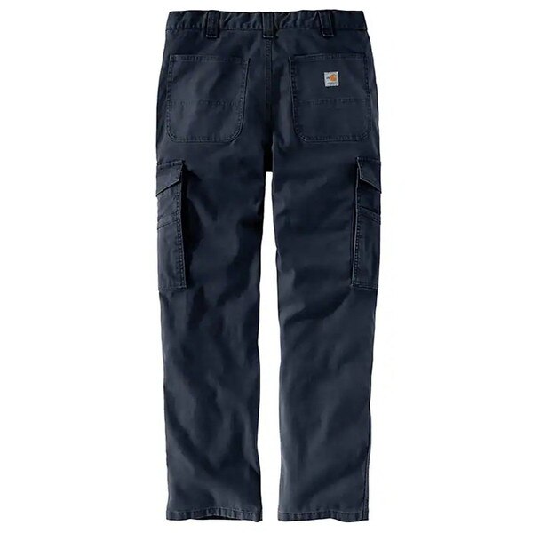 Carhartt FR Rugged Flex Relaxed Fit Canvas Cargo Pant in Navy